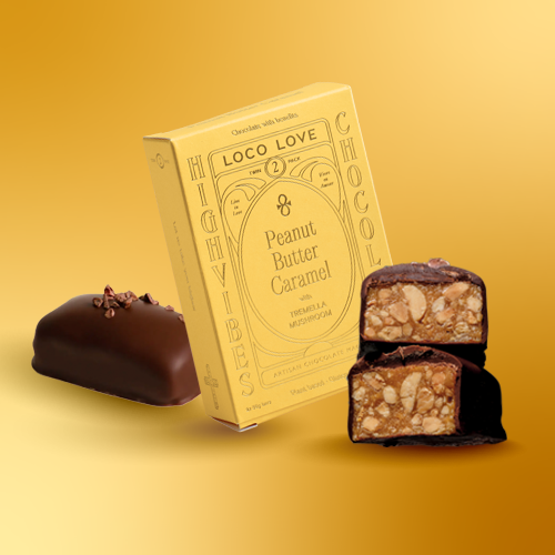 Peanut Butter Caramel with Tremella Mushroom Twin Pack