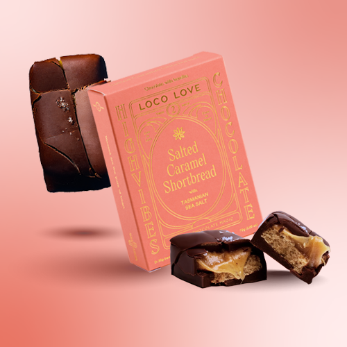 Salted Caramel Shortbread with Tasmanian Sea Salt Twin Pack