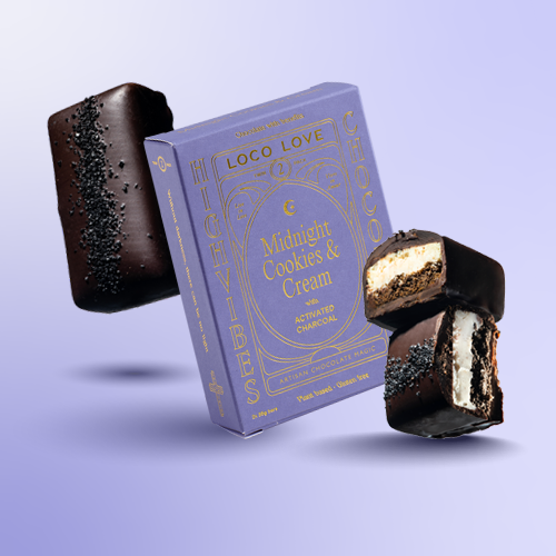 Loco Love Midnight Cookies & Cream with Activated Charcoal Twin Pack