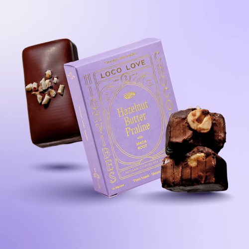 Loco Love Hazelnut Butter Praline with Maca Root Twin Pack