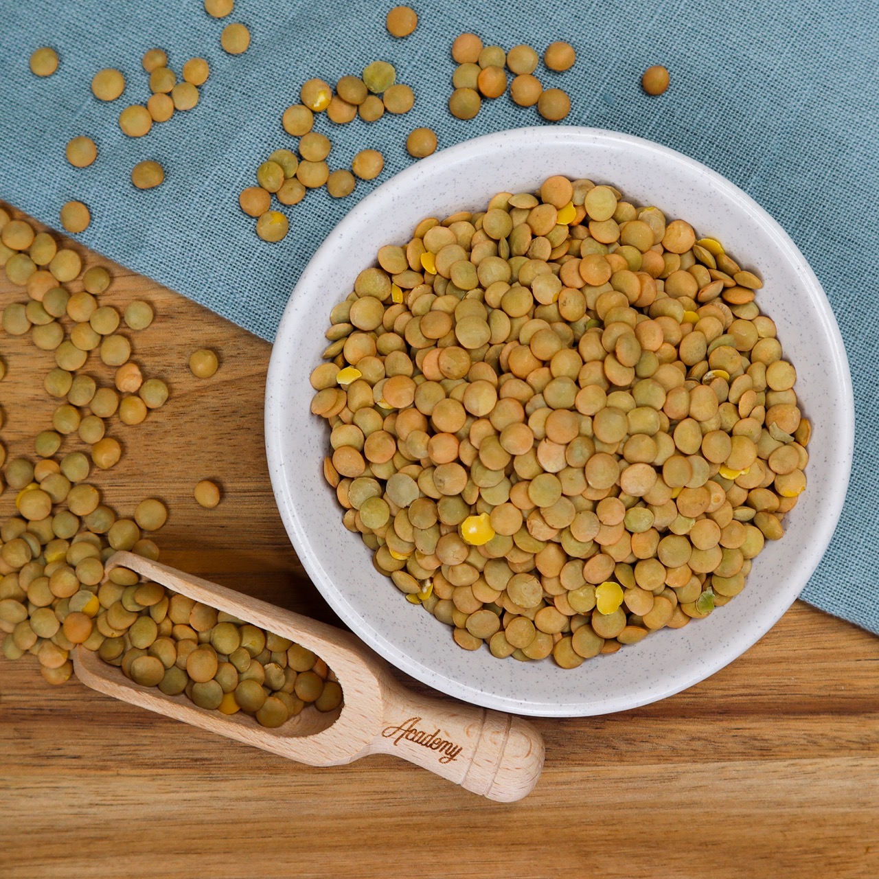 Organic Green Lentils