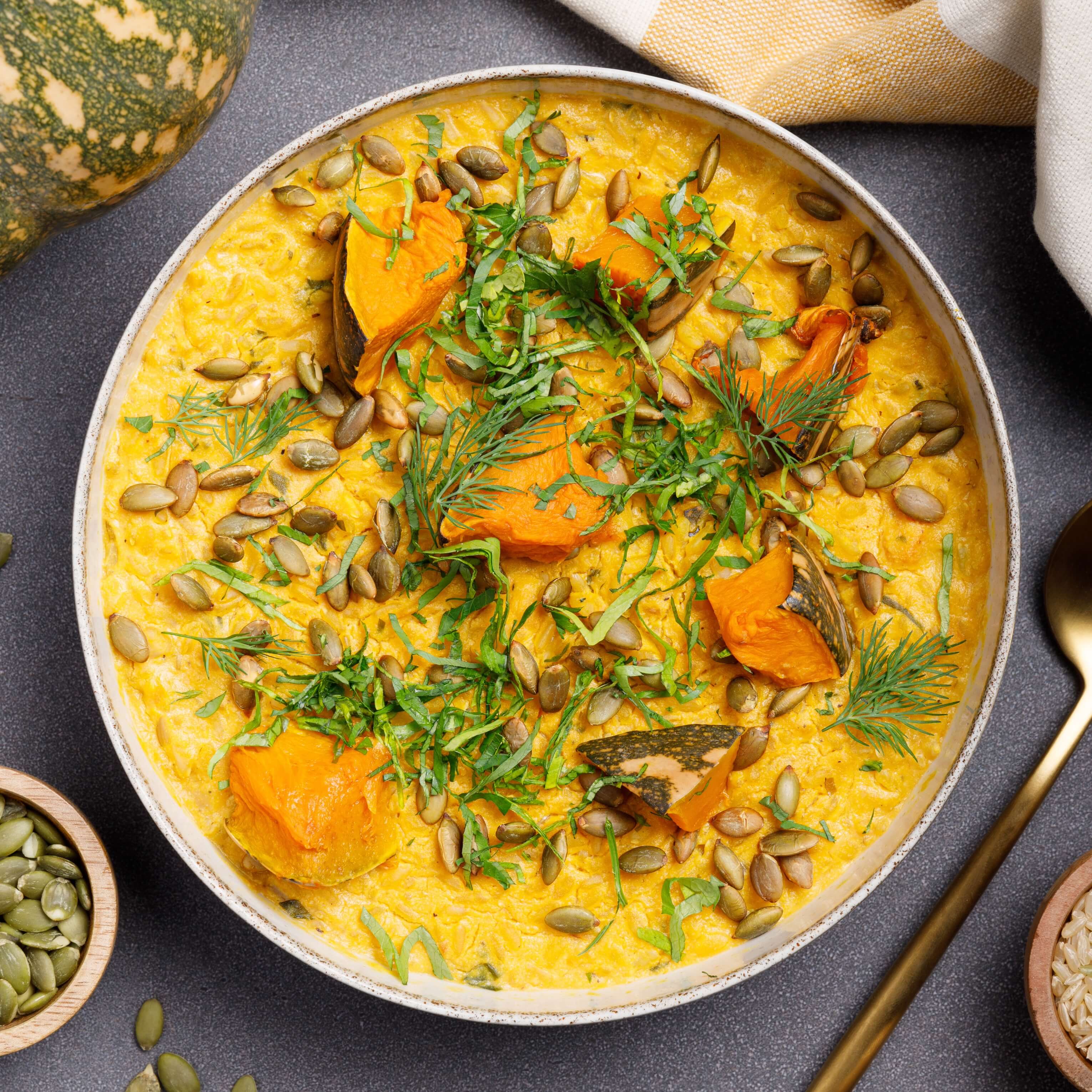 Creamy Pumpkin and Sage Risotto